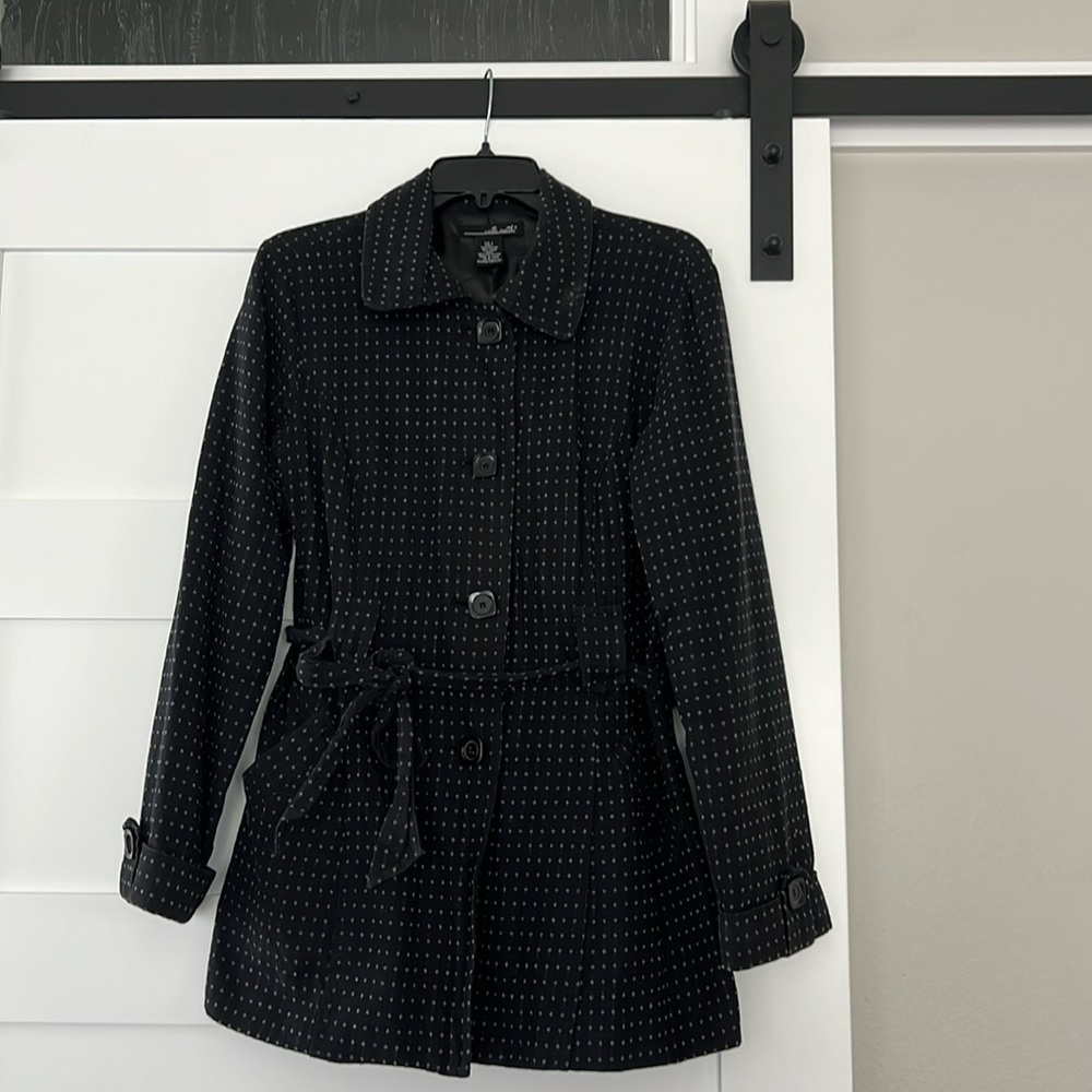 Willi Smith Black Belted Jacket